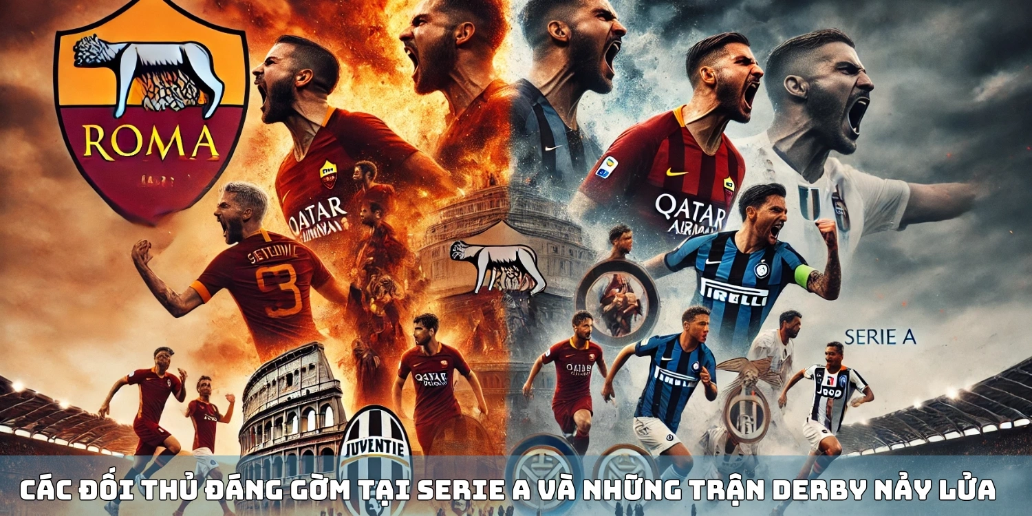 Các đối thủ đáng gờm tại Serie A và những trận derby nảy lửa